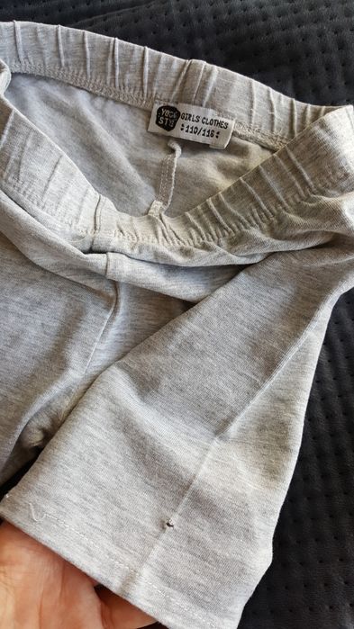 3 pary krótkie spodenki kolarki Young Style H&M r.110cm 5-6lat