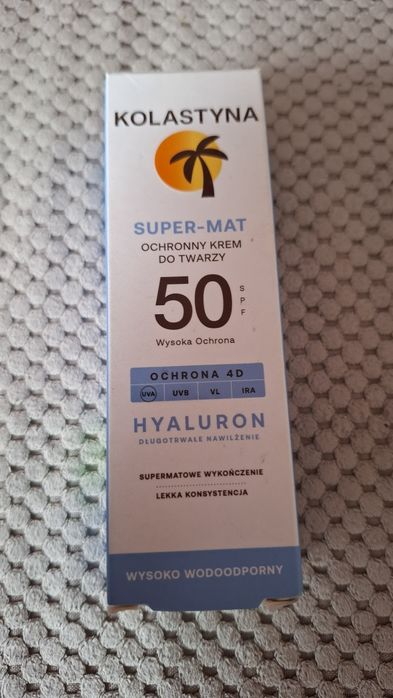 Ochronny krem przeciwsłoneczny do twarzy z filtrem spf  50