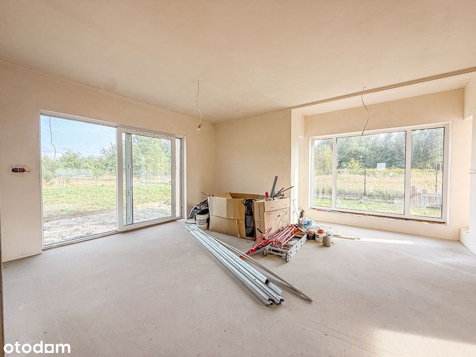 Nowy dom | do wykończenia | działka 1029 m² | cisza, spokój | Bechcice