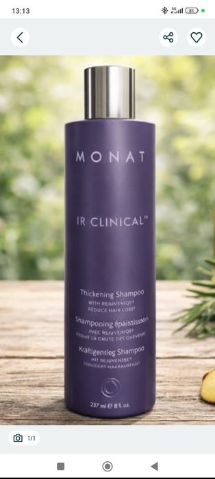 Szampon ir clinical Monat porost włosów