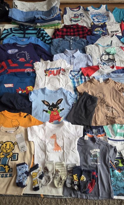 Duża paczka ubranek dla chłopca rozm. 86