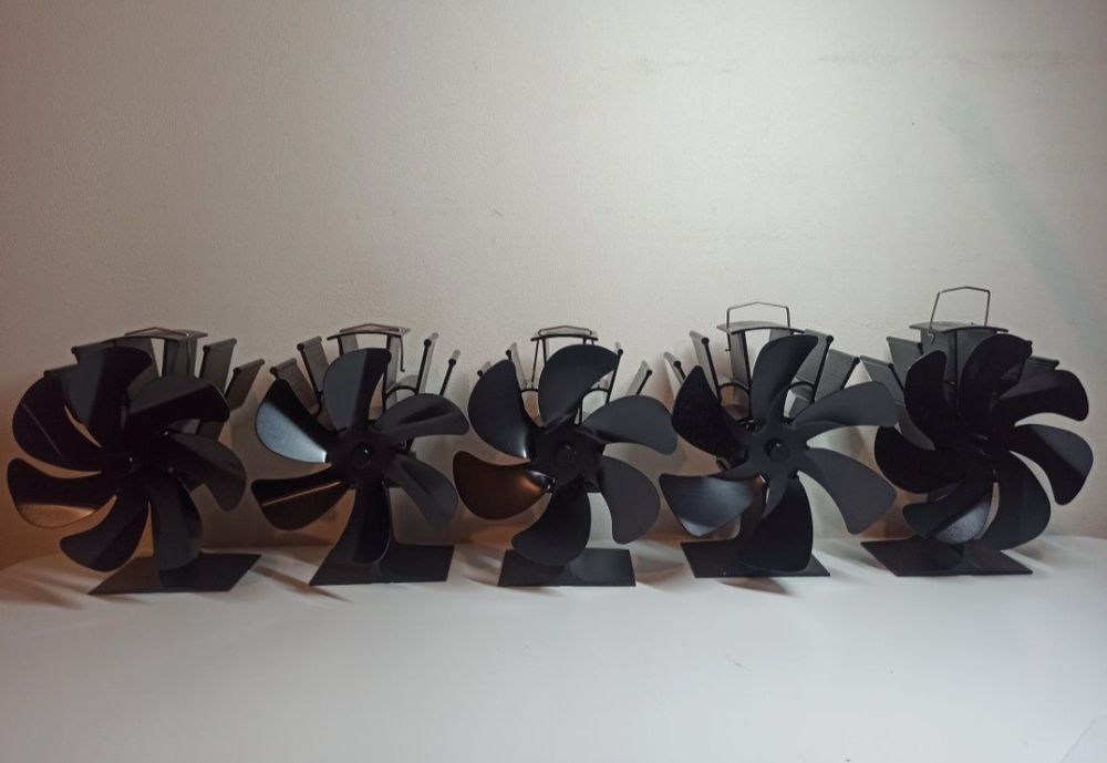 Термоелектричний вентилятор для камінів,буржуйок,печей