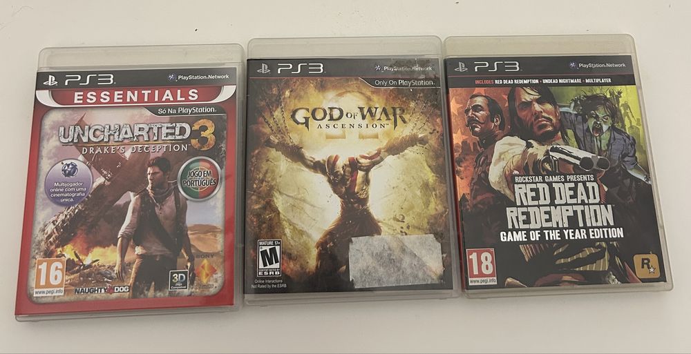 Red Dead Redemption  GOTY + God of War Ascension + Uncharted 3