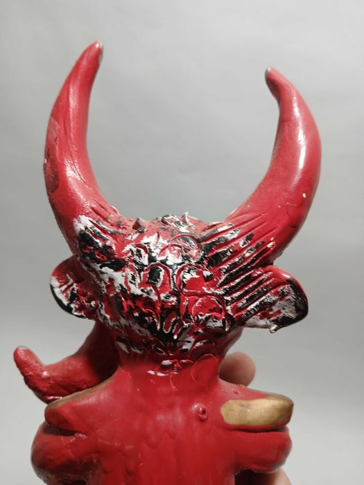 Figurado Português - Figura Barro Diabo Vermelho - Julia Cota Barcelos