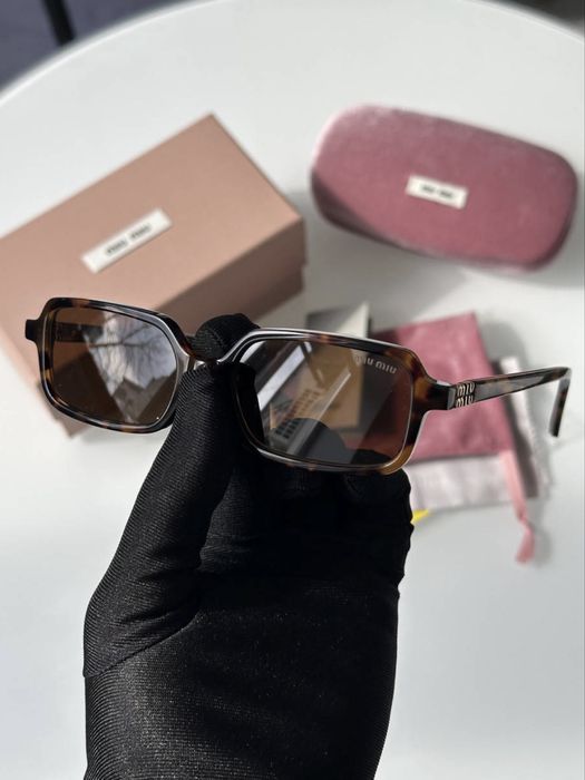 Окуляри Міу Міу коричневі