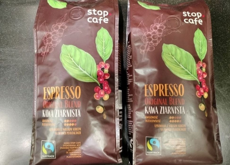 Kawa ziarnista Stop Cafe 5 opakowań po 250 g