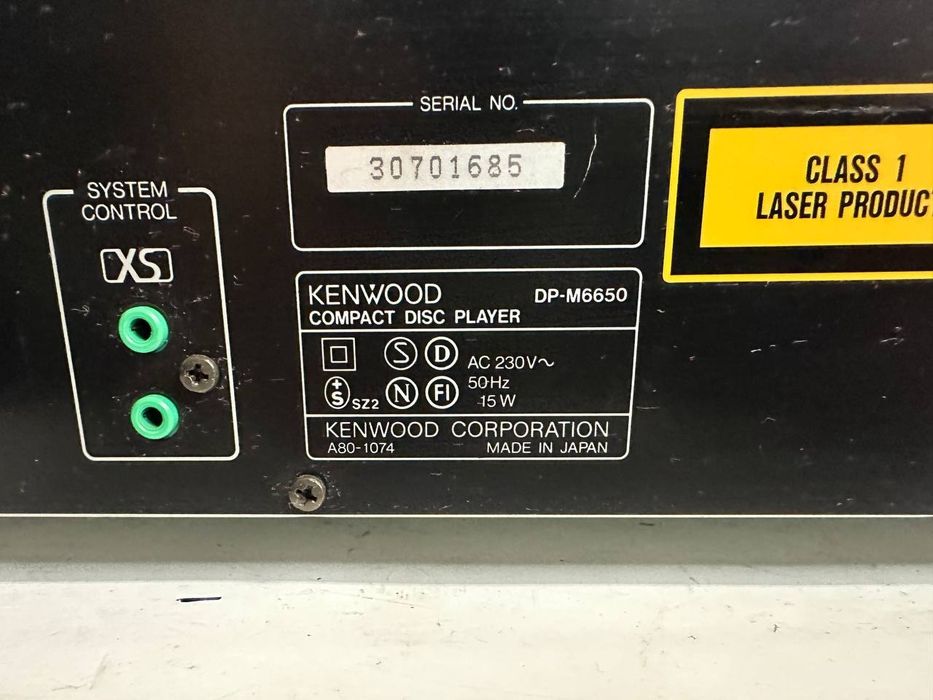 Odtwarzacz CD Kenwood DP-M6650 | CD Changer 6+1 | 1-bit DAC | Hi-Fi | Made in Japan