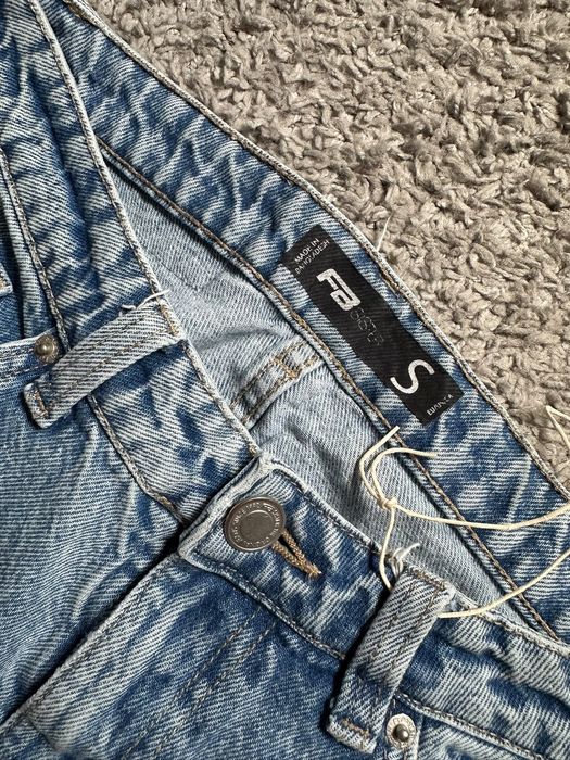 Jeansy cargo jasnoniebieskie