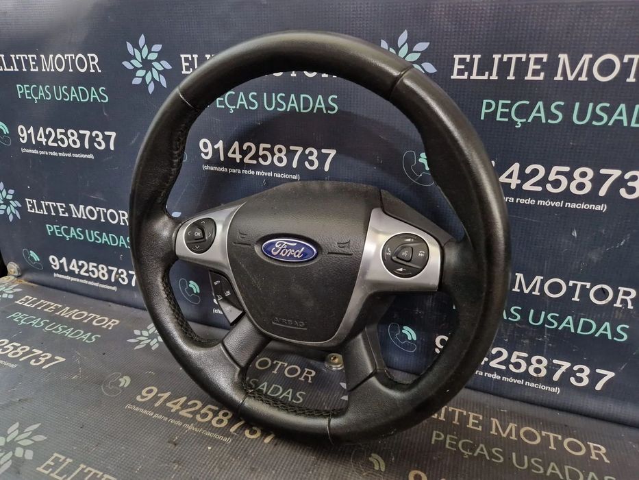 Volante usado pele com airbag FORD C-MAX II CMAX FOCUS III 3