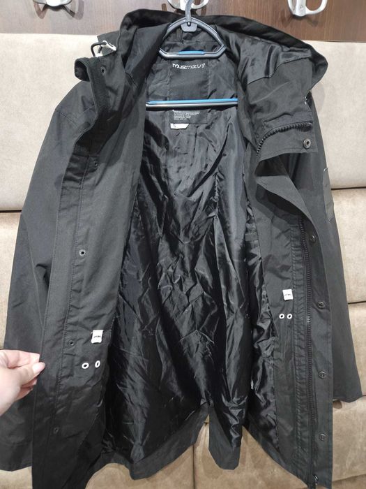Czarna kurtka wiosenna / jesienna Parka  rozmiar S
