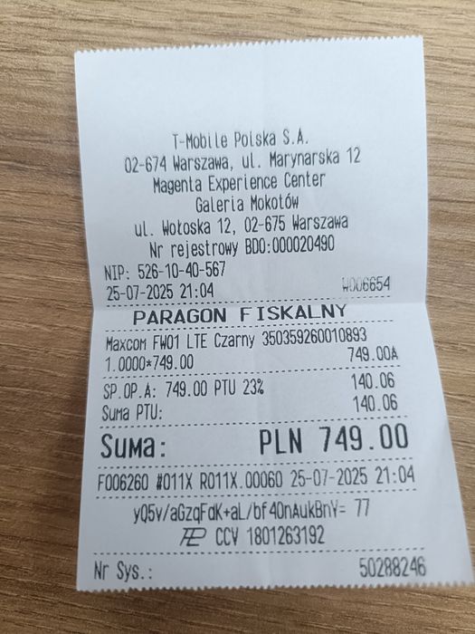 nowy Smartwatch eSIM URAN maxcom jak Samsung Galaxy watch  AMOLED sim