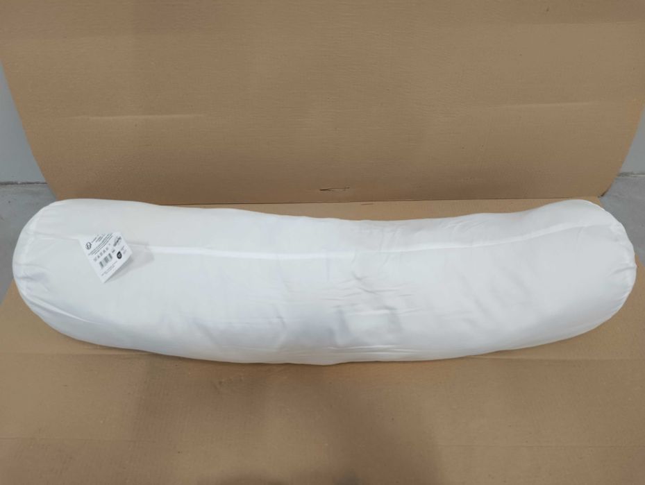 Abeil Doureve Absolu poduszka pod głowę wałek biała, 90 cm 2sztuki