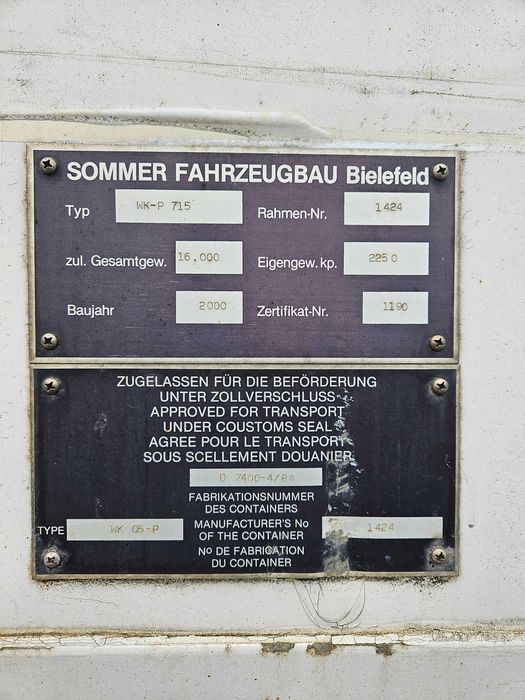 Zabudowa BDF kontener na samochód ,działkę lub budowę.