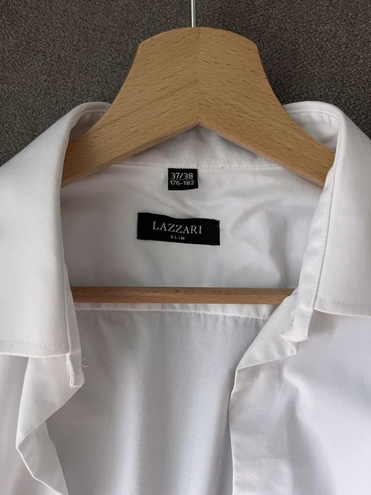 Biała męska koszula slim