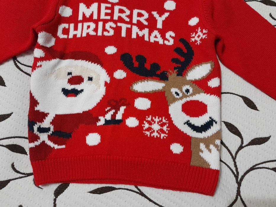 Свитер новогодний на ребенка 3-4 лет, фирмы Little kids