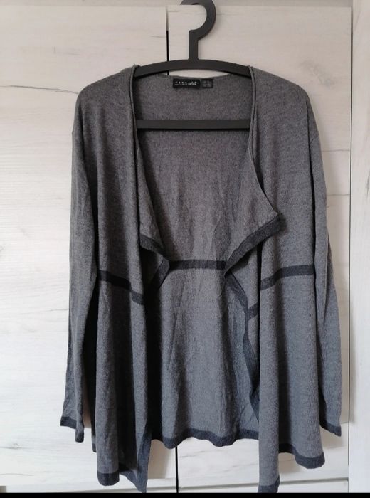 Szary kardigan damski