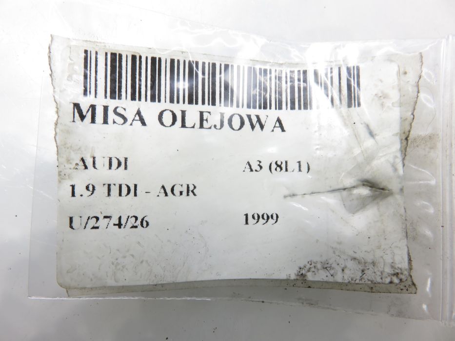 Miska Olejowa Audi A3 (8l1) 1.9 Tdi - Agr