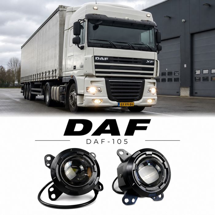 Противотуманки штатні DAF 105 LED Туманки DAF 70W штатні DAF XF CF LF