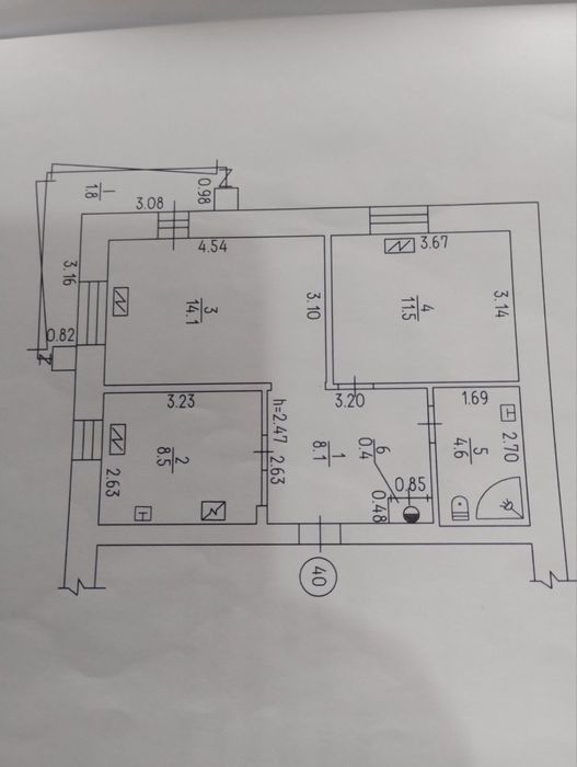 Продам 2 кім. кв. в центрі м. Сміла