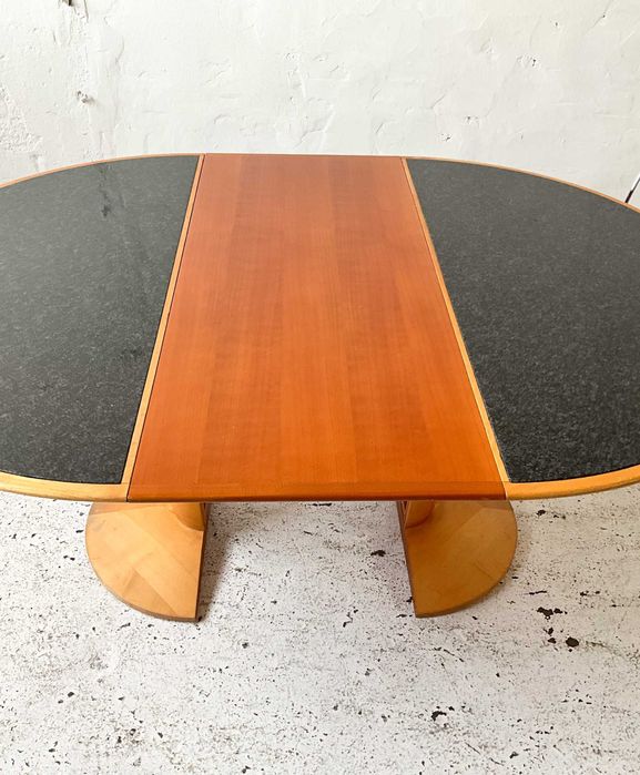 Stół rozkładany z granitowym blatem lata 70 80 vintage