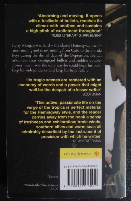 "To Have and Have Not" de  Ernest Hemingway