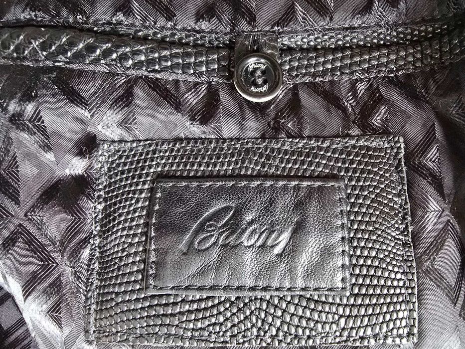 Brioni эксклюзив куртка из кожи варана