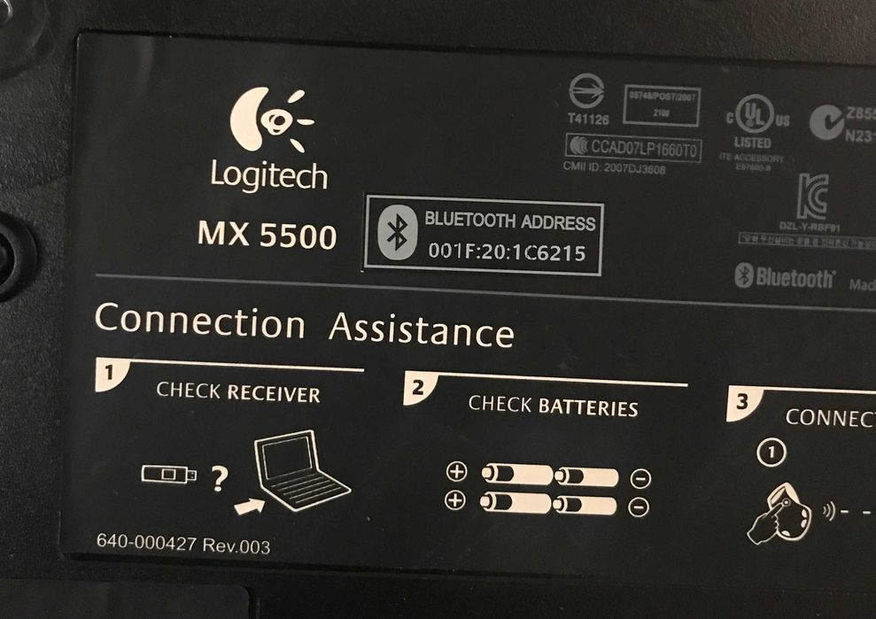 Клавіатура logitech mx 5500 K120 USB