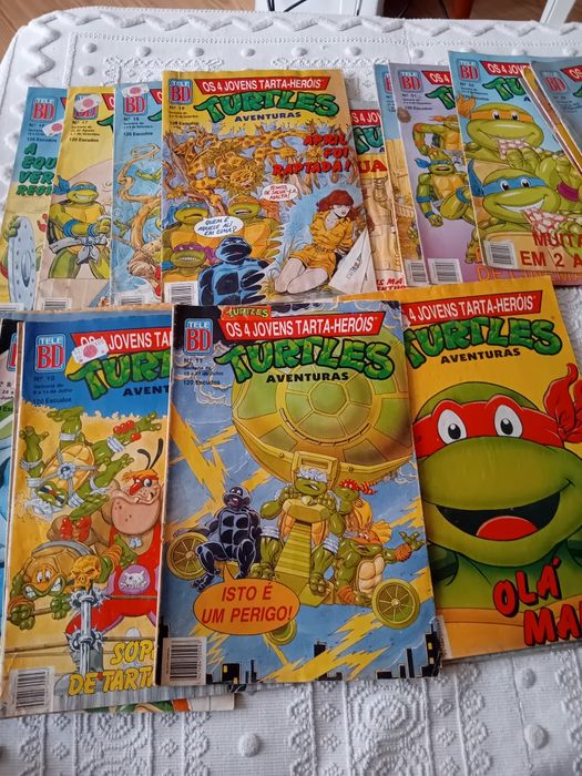 Revista vintage Tartarugas Ninja