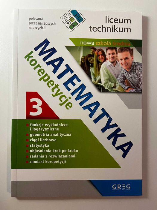 Matematyka korepetycje 1,2,3 GREG