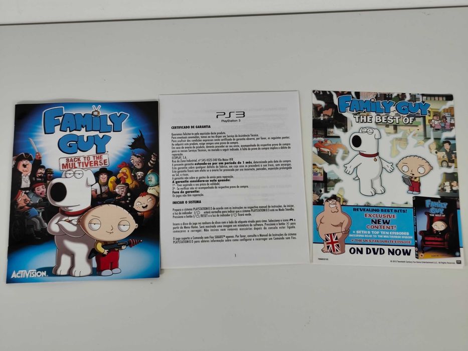 Family Guy: Back to the Multiverse Playstation 3 PS3