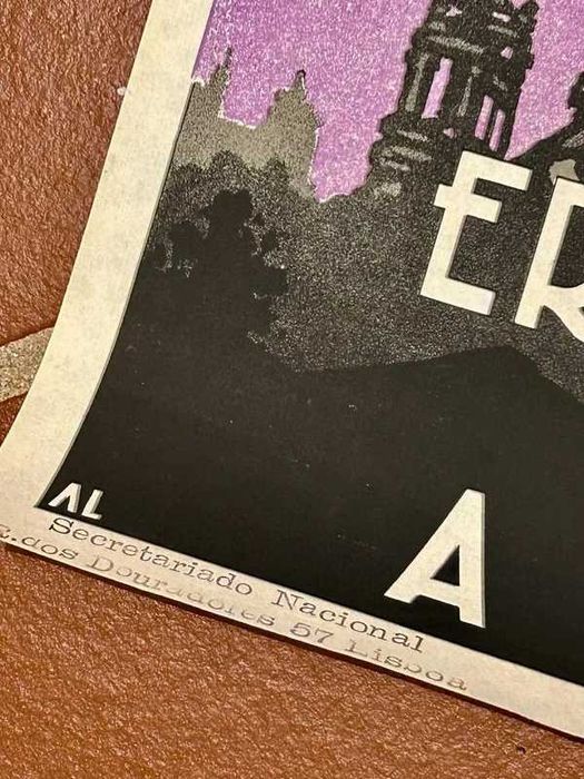 Cartaz antigo anos 50 cristo rei