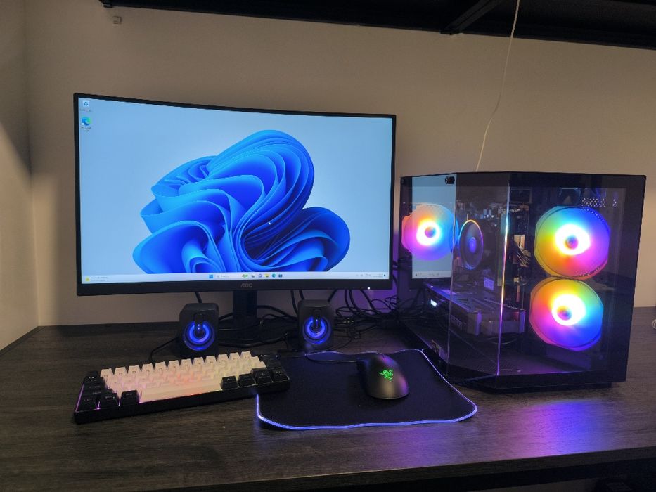 PC Gaming R5 3060Ti + Ecrã + Periféricos 3x S/ Juros