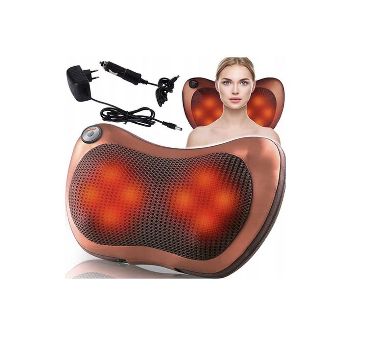 Poduszka masująca ciało kark plecy stopy masażer relaksacyjny SHIATSU