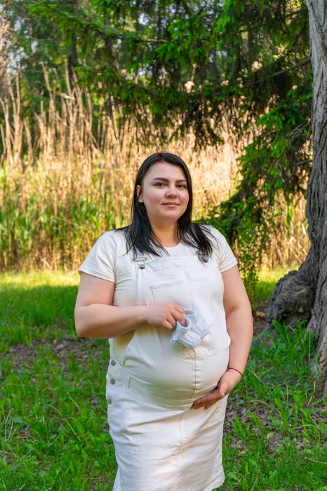 Продам сарафан білий для вагітних