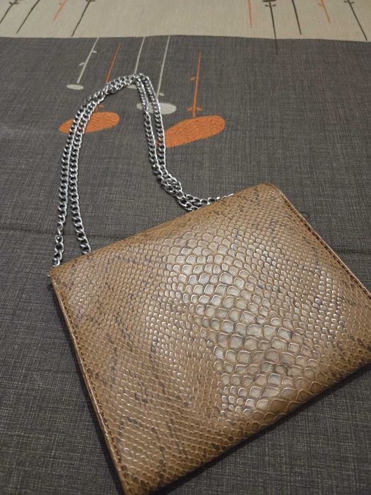 Carteira Parfois Envelope – Snake Print + Corrente
