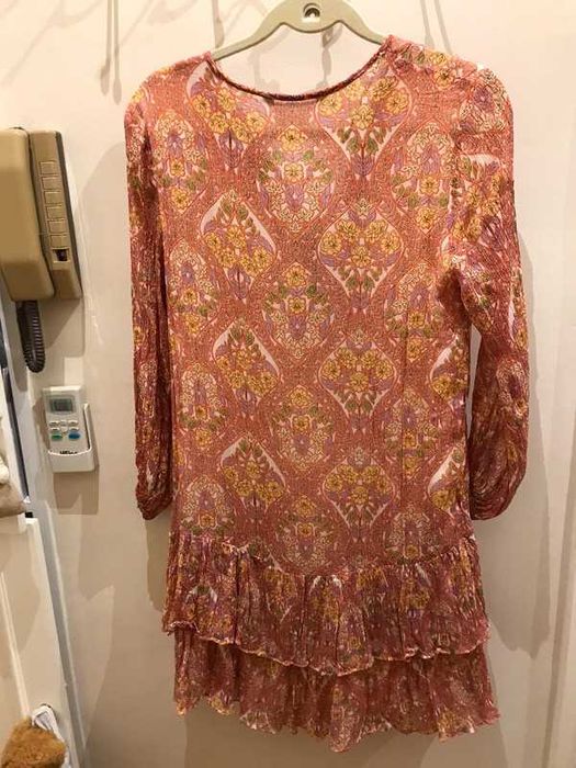 Vestido estampado zara tamnho XS