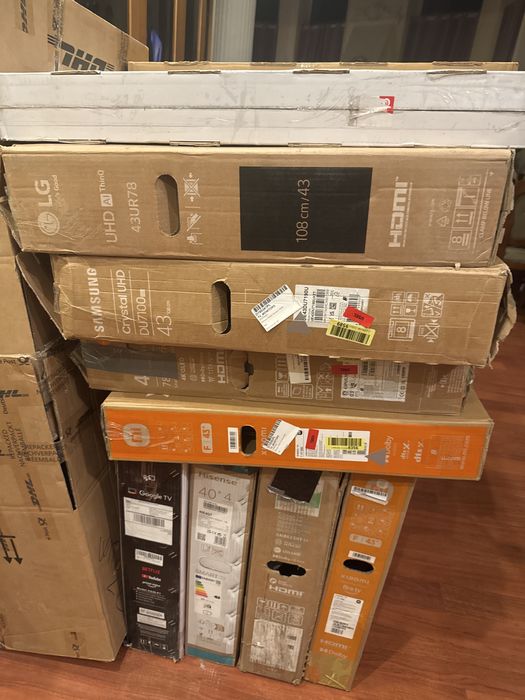 26 telewizorow ze zbita matryca