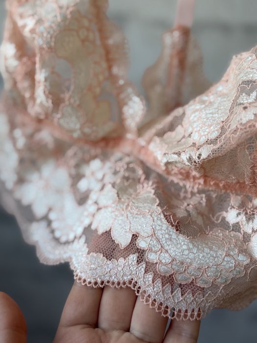 Мереживний бралет ліф Soko Lingerie Juliette персиковий