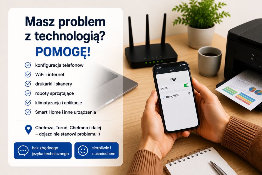 Ustawienie telefonu, WiFi lub drukarki – szybka konfiguracja i naprawa
