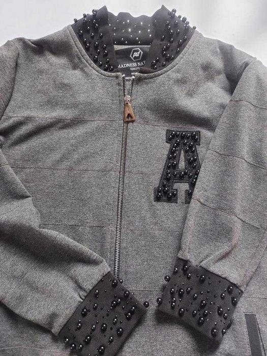 Бомбер кардиган кофта на змійці подовжена прогулянкова amnezia