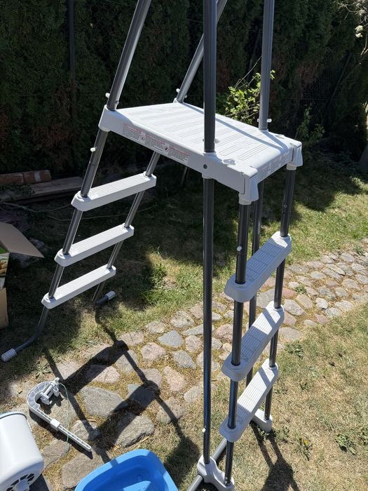 Basen ogrodowy stelażowy okrągły  300x90 cm  zestaw