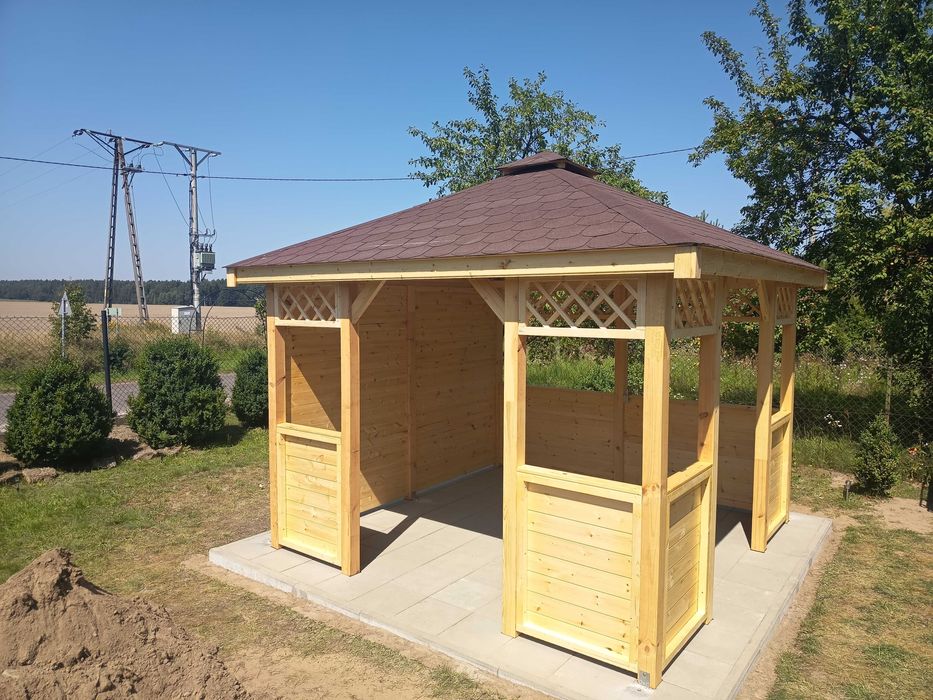 Altana drewniana ,altanka ogrodowa, producent 3x3,3x4,4x4,4x5,5x5,6x4