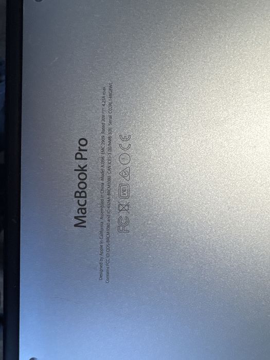 Macbook 2015 A1398, 16/256