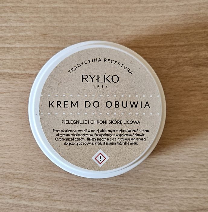 Czerwony krem do obuwia Rylko