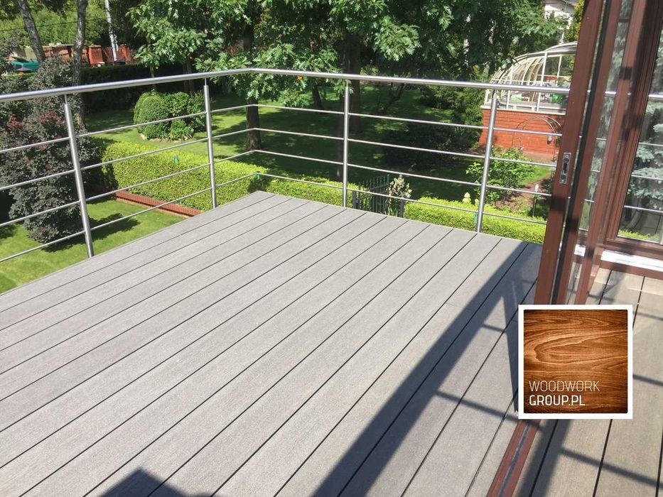 Taras kompozytowy taras drewniany deska kompozytowa taras wentylowany