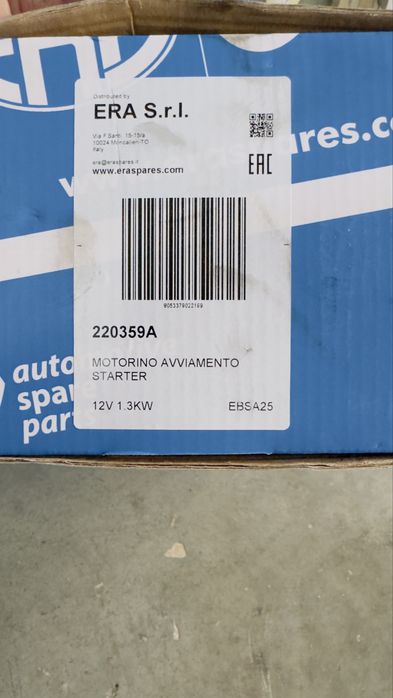 Motor arranque completamente novo