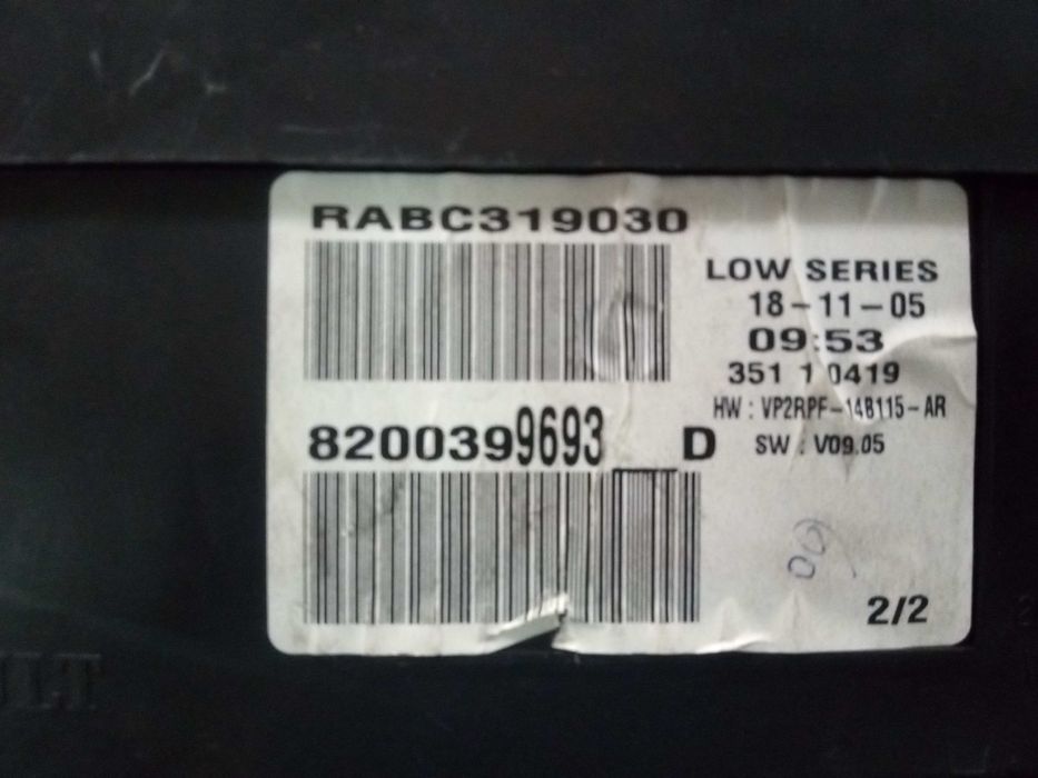 Quadrante / painel de instrumentos RENAULT Megane II (BM0/1_, CM0/1_)