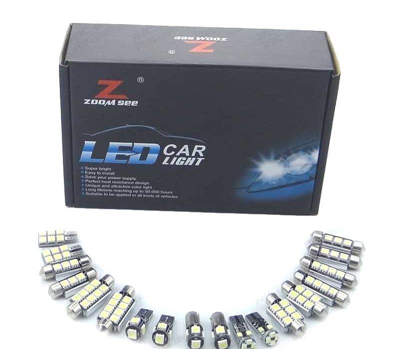 KIT COMPLETO DE 8 LÂMPADAS LED MERCEDES CLASE R W251 R280 R300 R350 R500 06-09