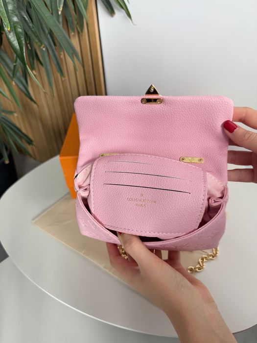 Сумка Louis Vuitton / сумочка луї віттон жовта рожева