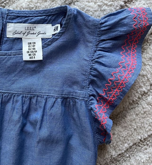 Letnia sukienka H&M r 122 super